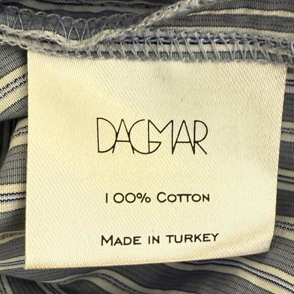 Dagmar Blue & White Striped Cotton Shirt - Size 38 - Excellent Condition - Picture 5 of 6